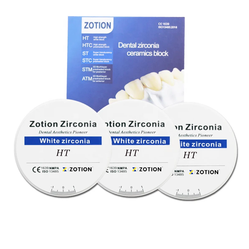 CAD CAM Medical Product Dental Ceramic Zirconia Discs For Denture Crown Bridge Veneers Teeth CAD CAM Medical Product Dental Ceramic Zirconia Discs For Denture Crown Bridge Veneers Teeth
