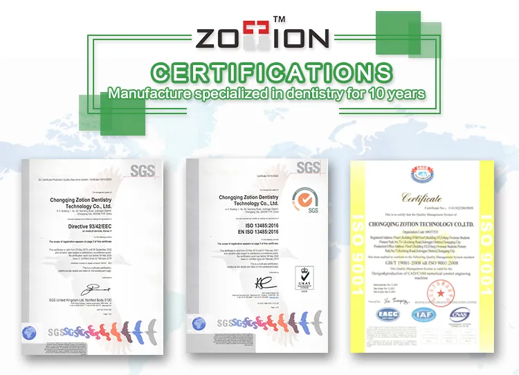 Dental Wax Disc certification Dental Wax Disc certification