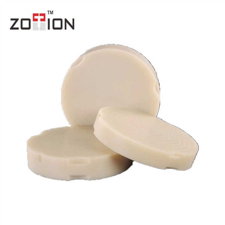 Pink Flexible Resin PMMA Discs