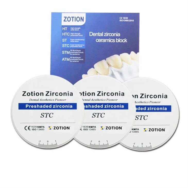 Dental Zirconia Blank for Making Teeth