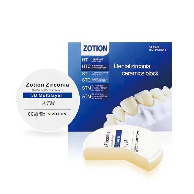 3D Multilayer 18mm Pre-shaded Dental Zirconia Block