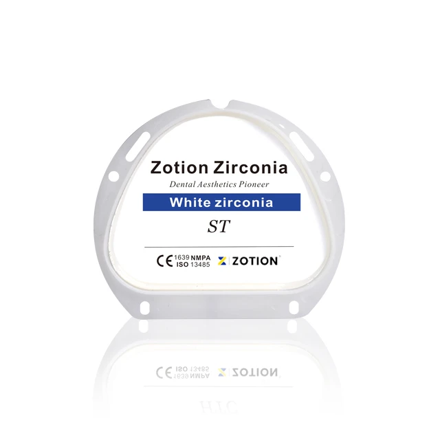 LT HT ST SST White dental Zirconia Block Dental Material